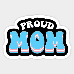 Proud Mom Transgender Pride Sticker